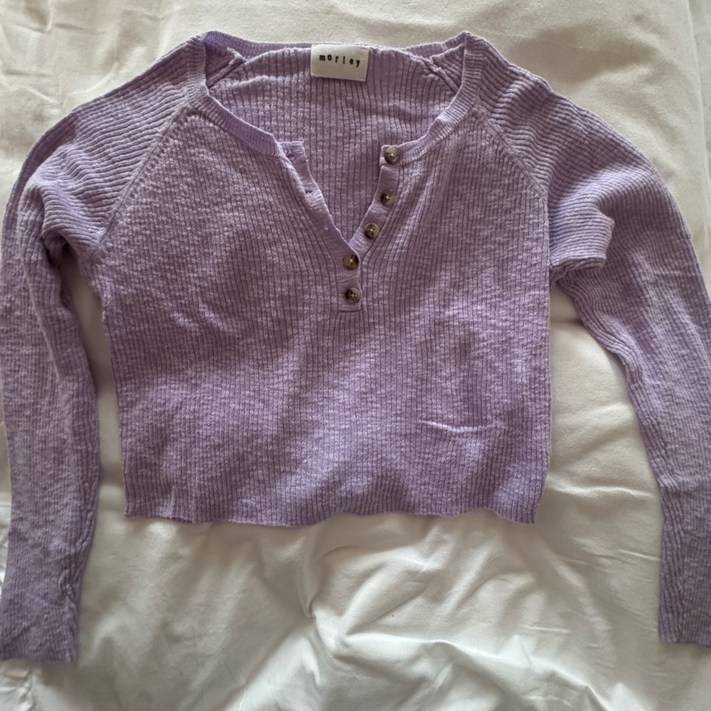 MORLEY cropped lounge top